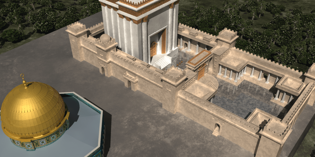 Jewish Week Third Temple and Dome Rock